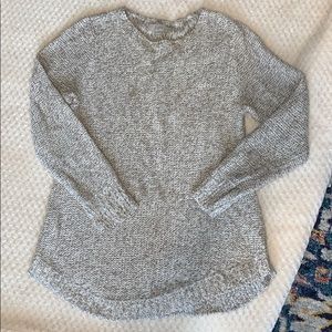 Grey knit sweater